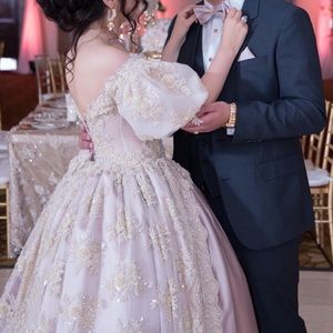 Hand made, customized gown